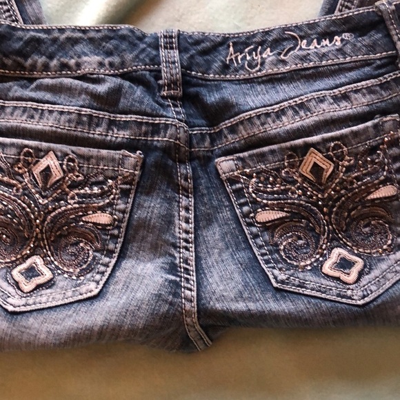 Ariya jeans boot cut light denim blue jeans size 5/6 - Picture 6 of 7